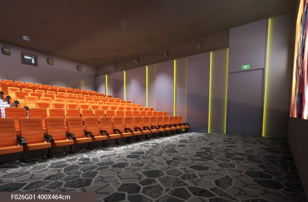 電影院阻燃地(dì)毯