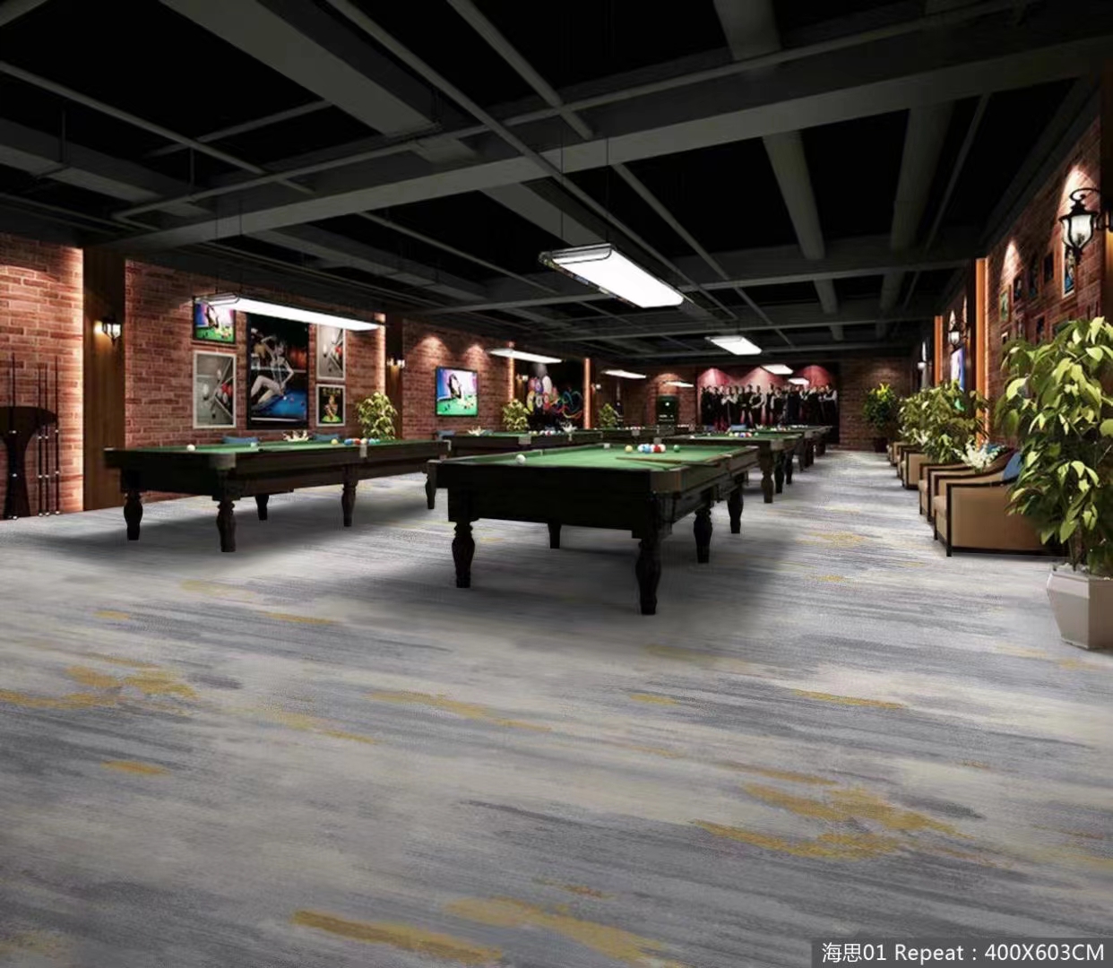 遊藝廳地(dì)毯